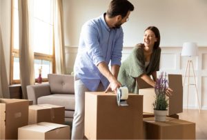 Storing items inside the box